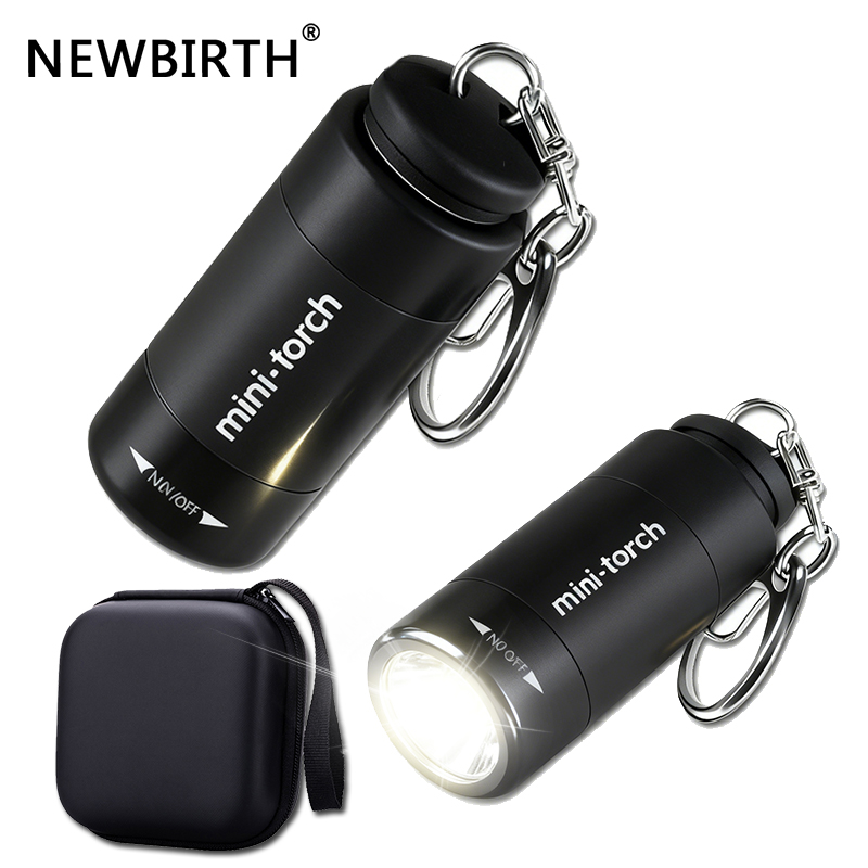 Outdoor Lighting Beacon - ไฟฉายพวงกุญแจ LED ชาร์จ USB ได้ แสงสว่างแรง