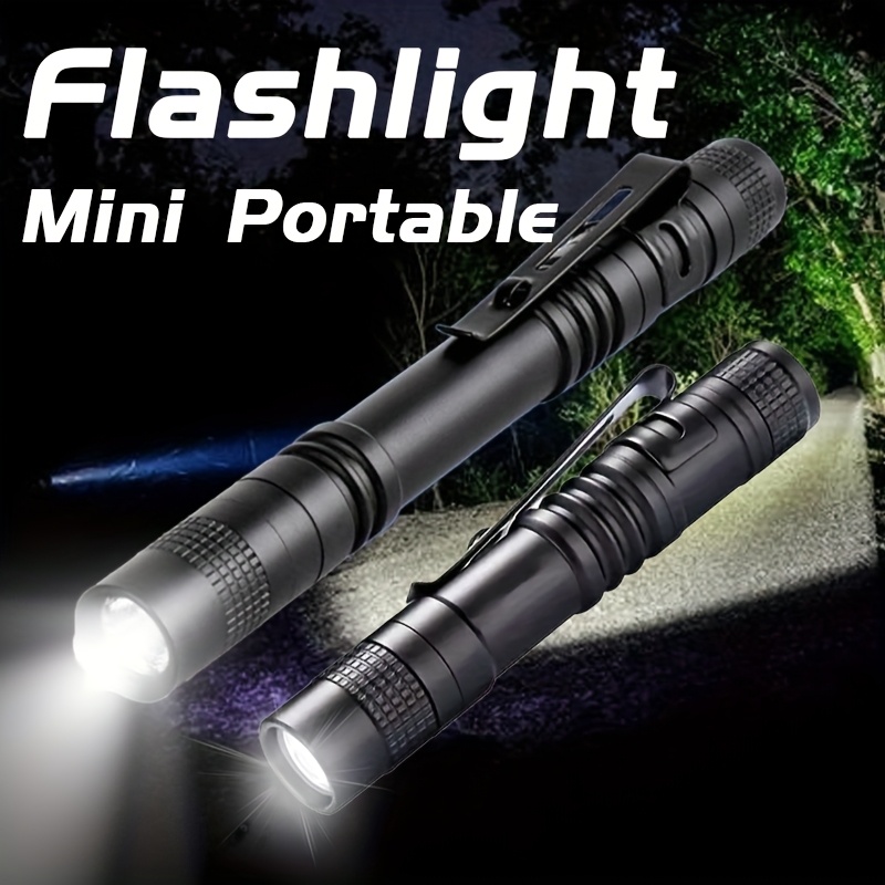 Outdoor Lighting Beacon - ไฟฉาย LED พกพาขนาดเล็กพิเศษ สว่างมาก ความสว่างสูง ไฟฉายแบบปากกา