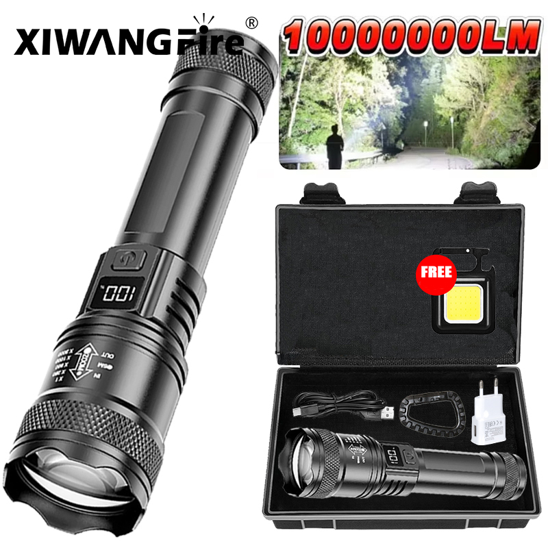 Outdoor Lighting B&Q - ไฟฉาย LED Ultra Bright 2000LM Type-C