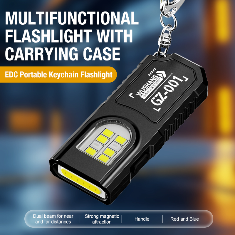 Outdoor Lighting Usb - ไฟฉายพกพาแบบพวงกุญแจ LED COB ชาร์จ USB ได้
