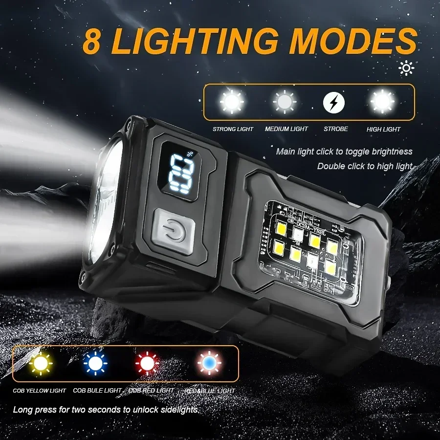 ไฟฉาย LED แบบชาร์จไฟได้ผ่านพอร - Outdoor Lighting Usb บทวิจารณ์และราคา