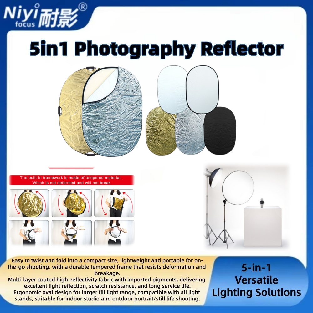 แผ่นสะท้อนแสงสำหรับถ่ายภาพแบบก - Outdoor Lighting Kit Photography บทวิจารณ์และราคา