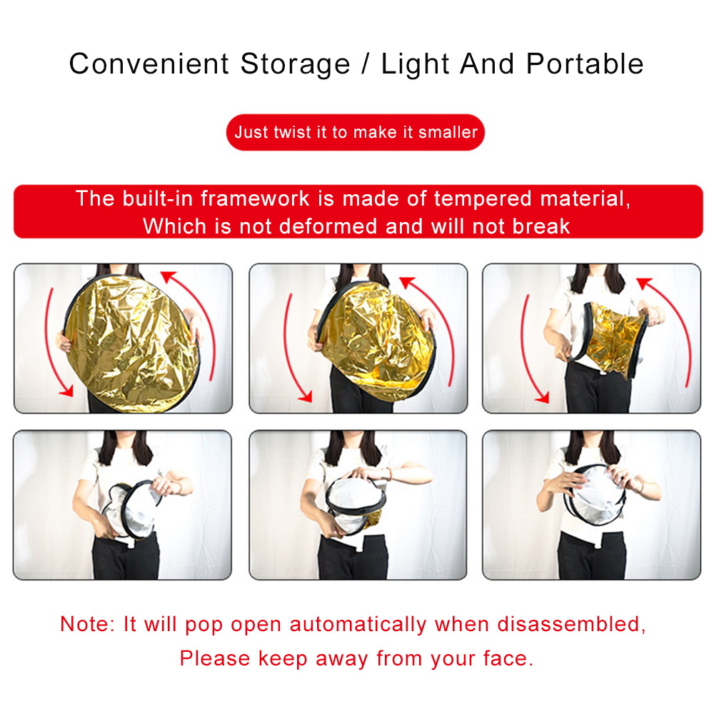 แผ่นสะท้อนแสงสำหรับถ่ายภาพแบบก - Outdoor Lighting Kit Photography บทวิจารณ์และราคา