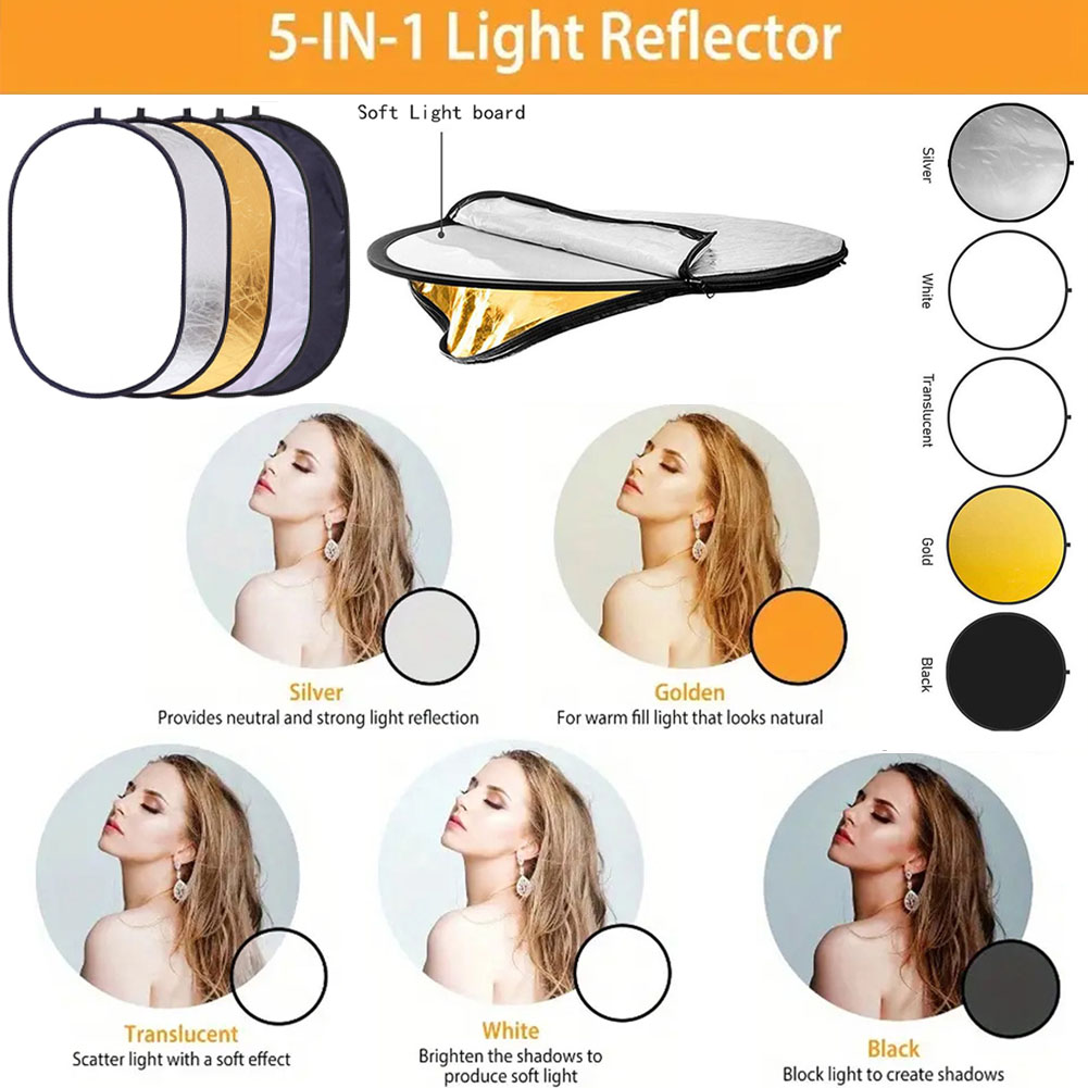 ERIKOLE 5-in-1 การถ่ายภาพ Refl - Outdoor Lighting Kit Photography บทวิจารณ์และราคา