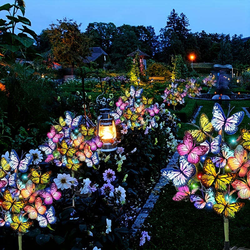 พลังงานแสงอาทิตย์ LED สวนผีเสื - Outdoor Lighting Led Fixtures บทวิจารณ์และราคา