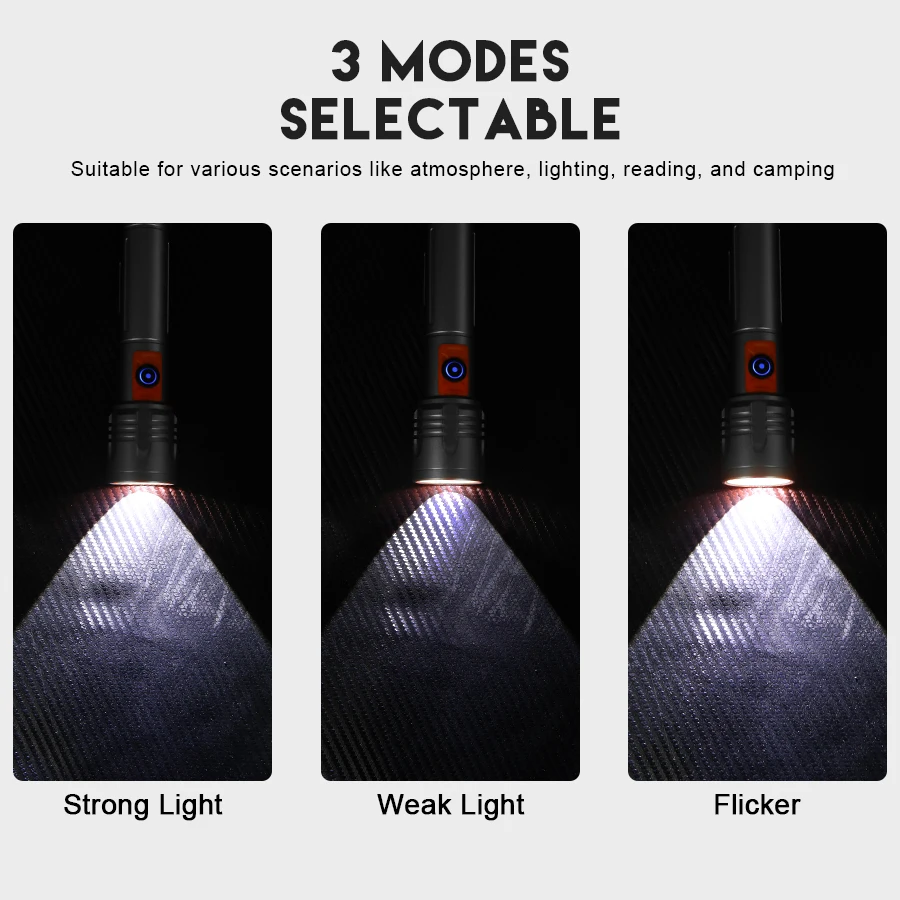 ไฟฉาย LED พลังงานสูงไฟฉายแบบชา - Outdoor Lighting Usb บทวิจารณ์และราคา