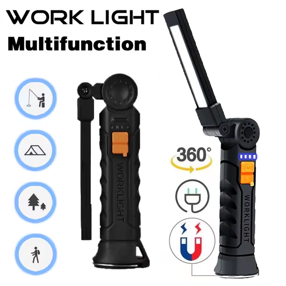 ไฟฉาย LED แบบพกพา COB ไฟฉายแบบ - Outdoor Lighting Types บทวิจารณ์และราคา