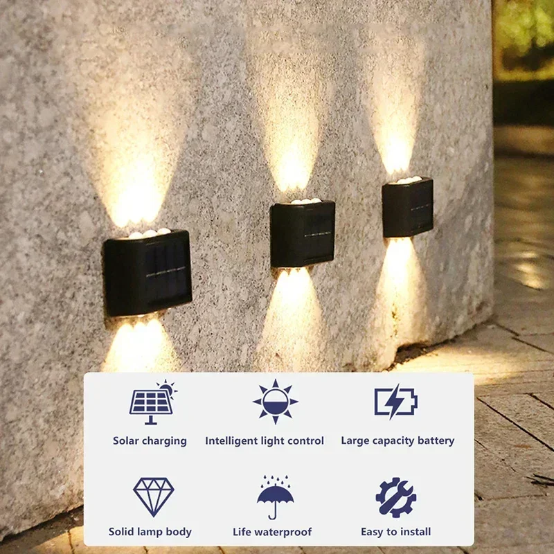 โคมไฟติดผนังพลังงานแสงอาทิตย์  - Outdoor Lighting Waterproof บทวิจารณ์และราคา