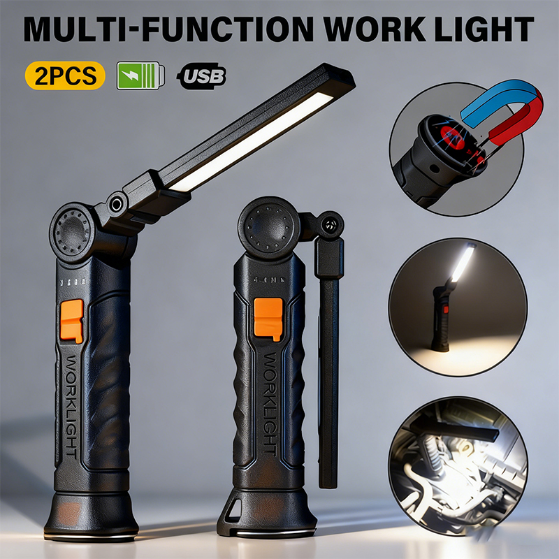 ไฟฉาย LED แบบพกพา COB ชาร์จไฟผ - Outdoor Lighting Types บทวิจารณ์และราคา