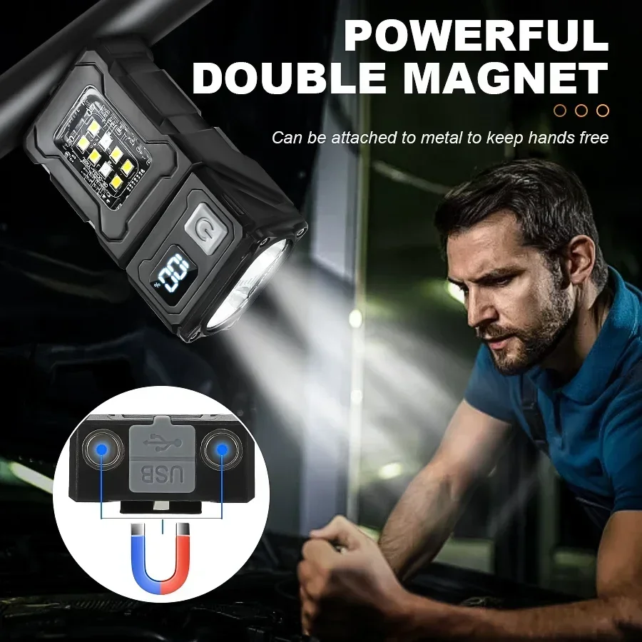 ไฟฉาย LED แบบชาร์จไฟได้ขนาดเล็ - Outdoor Lighting Usb บทวิจารณ์และราคา