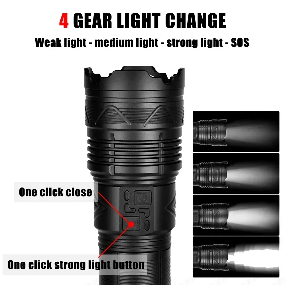 99000000LM ไฟฉาย LED สว่างเป็น - Outdoor Lighting Types บทวิจารณ์และราคา