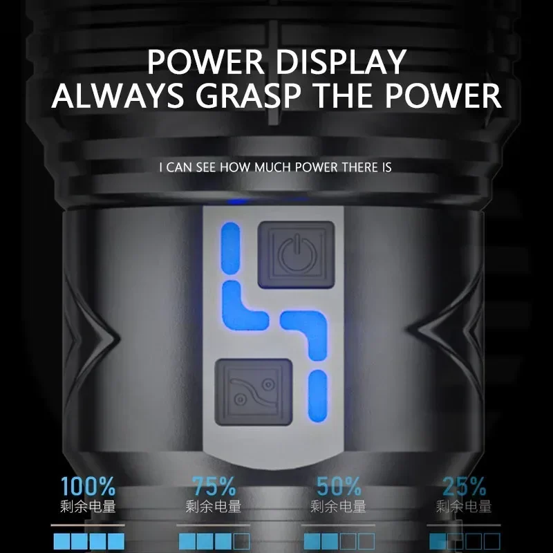 99000000LM ไฟฉาย LED สว่างเป็น - Outdoor Lighting Types บทวิจารณ์และราคา