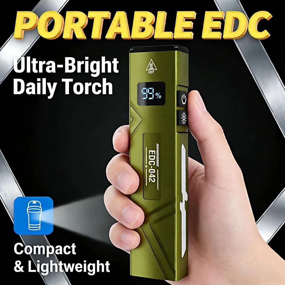 ไฟฉาย EDC ขนาดเล็กแบบใหม่ สว่า - Outdoor Lighting Types บทวิจารณ์และราคา