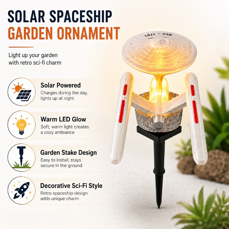 ไฟประดับสวนรูปยานอวกาศ Star Tr - Outdoor Lighting Led Fixtures บทวิจารณ์และราคา