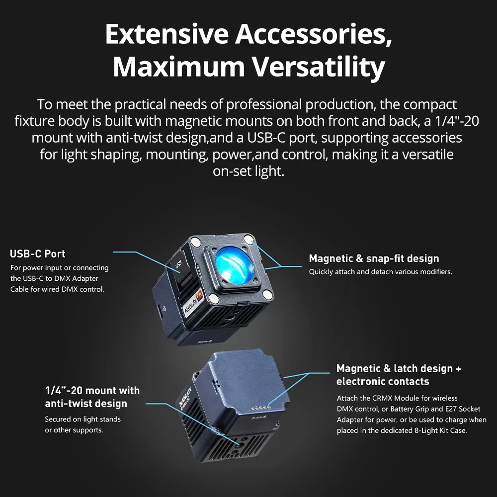 ไฟวิดีโอ LED สองสี NANLUX Evok - Outdoor Lighting Kit Photography บทวิจารณ์และราคา