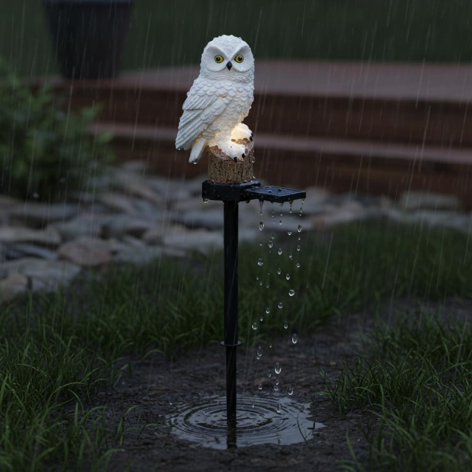ไฟรูปนกฮูกพลังงานแสงอาทิตย์ ไฟ - Outdoor Lighting Ip65 บทวิจารณ์และราคา