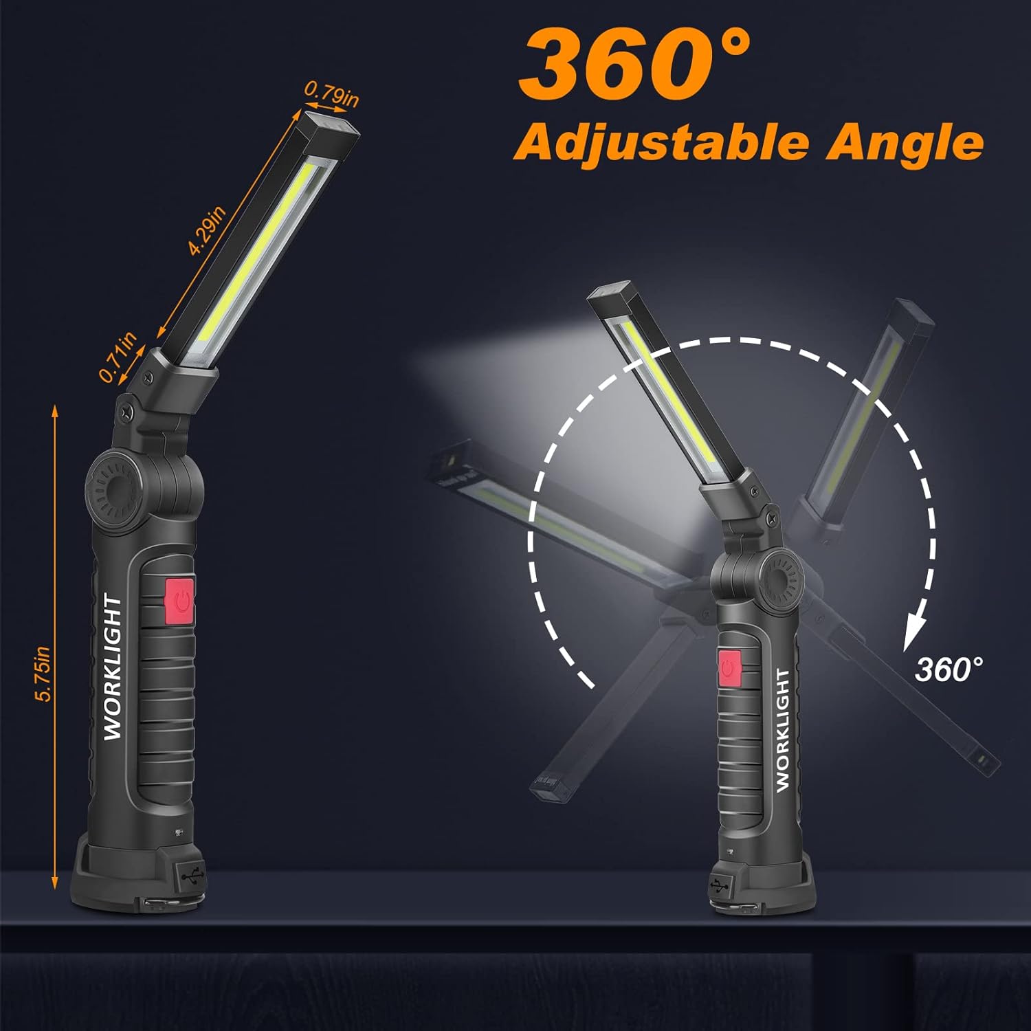ไฟฉายพกพาแบบพกพา USB ชาร์จไฟได - Outdoor Lighting Usb บทวิจารณ์และราคา