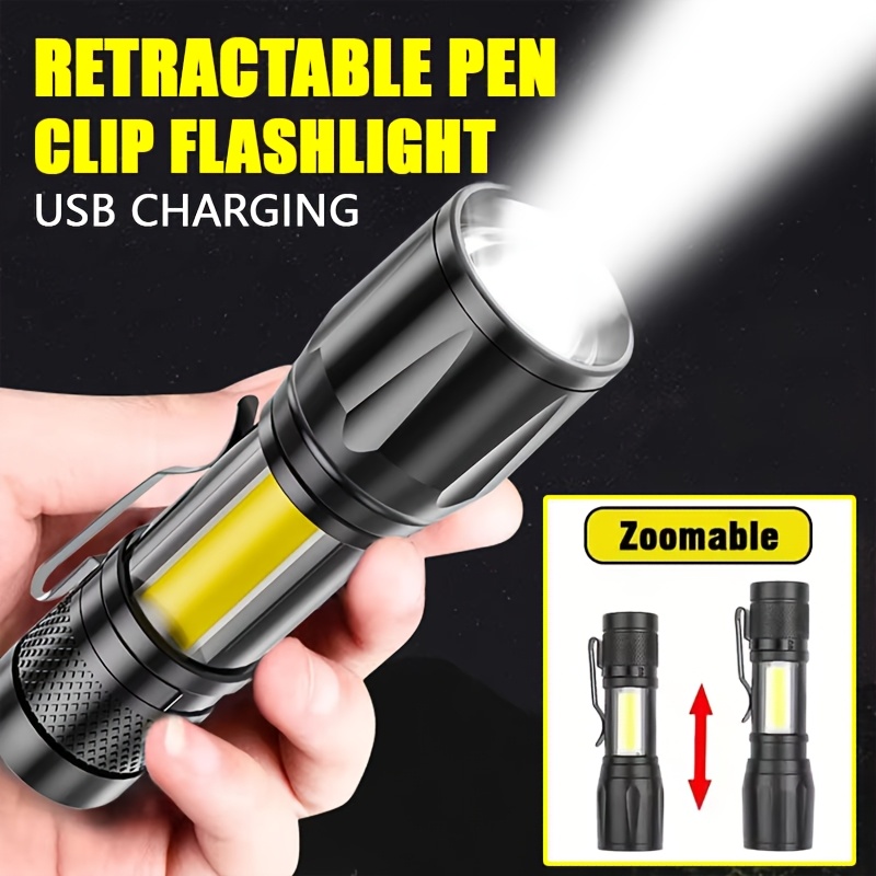 ไฟฉาย LED ขนาดเล็ก COB ไฟส่องส - Outdoor Lighting Usb บทวิจารณ์และราคา