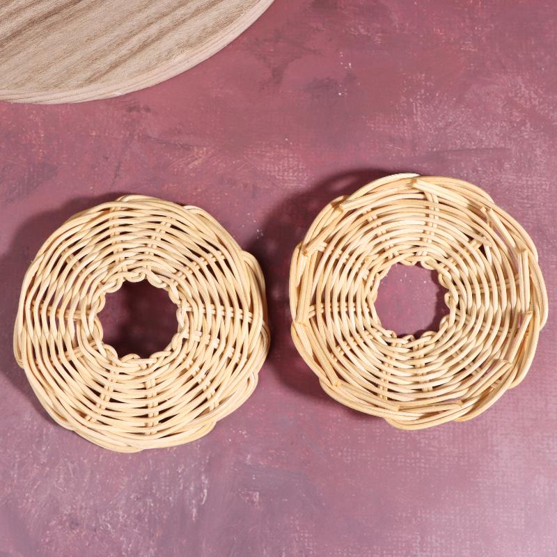 โคมไฟหวายทอมือ 2 ชิ้น โคมไฟระย - Outdoor Lighting Vintage บทวิจารณ์และราคา