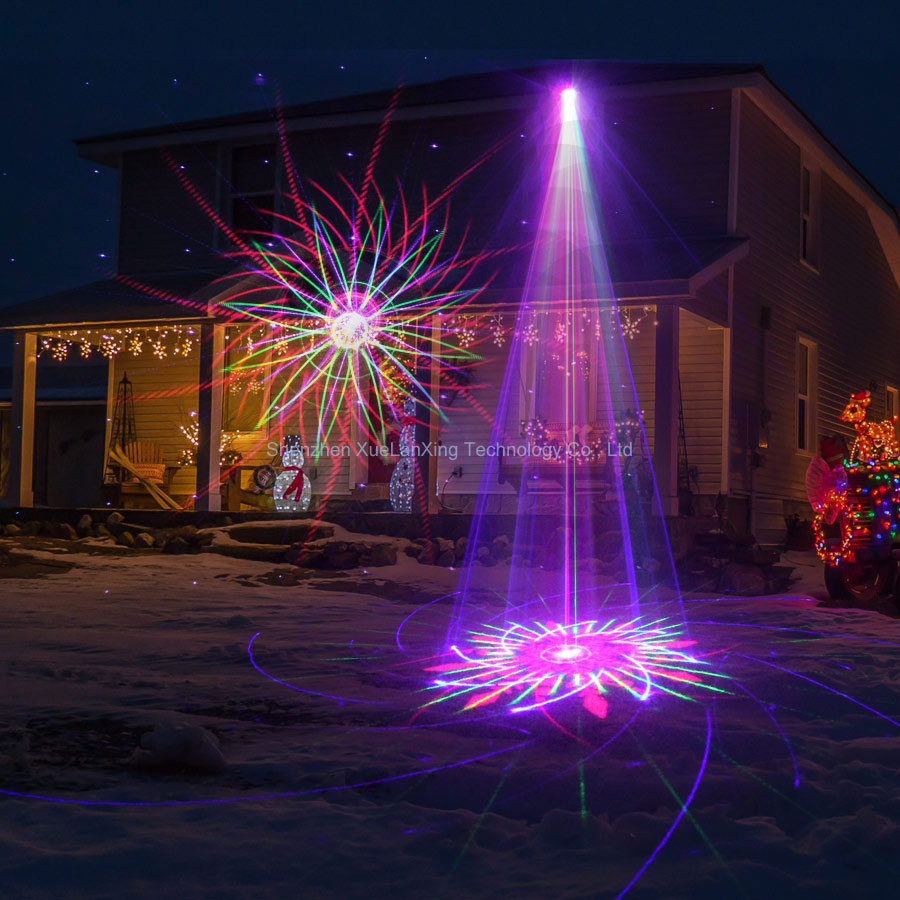 Eshiny โปรเจ็คเตอร์เลเซอร์ RGB - Outdoor Lighting With Outlet บทวิจารณ์และราคา
