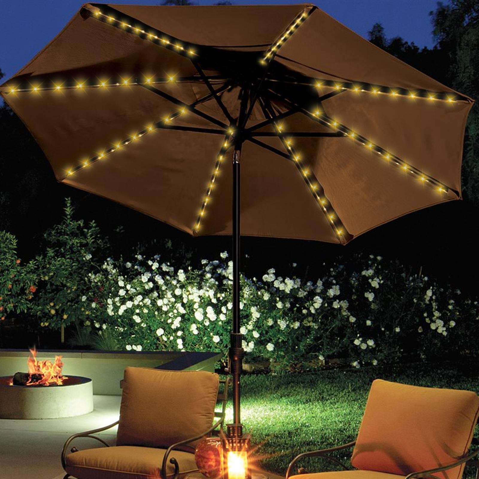 ไฟประดับร่มโซลาร์เซลล์ 104 LED - Outdoor Lighting Led Fixtures บทวิจารณ์และราคา