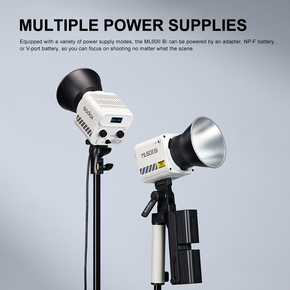 Godox ML60II BI ไฟวิดีโอ 2800K - Outdoor Lighting Kit Photography บทวิจารณ์และราคา