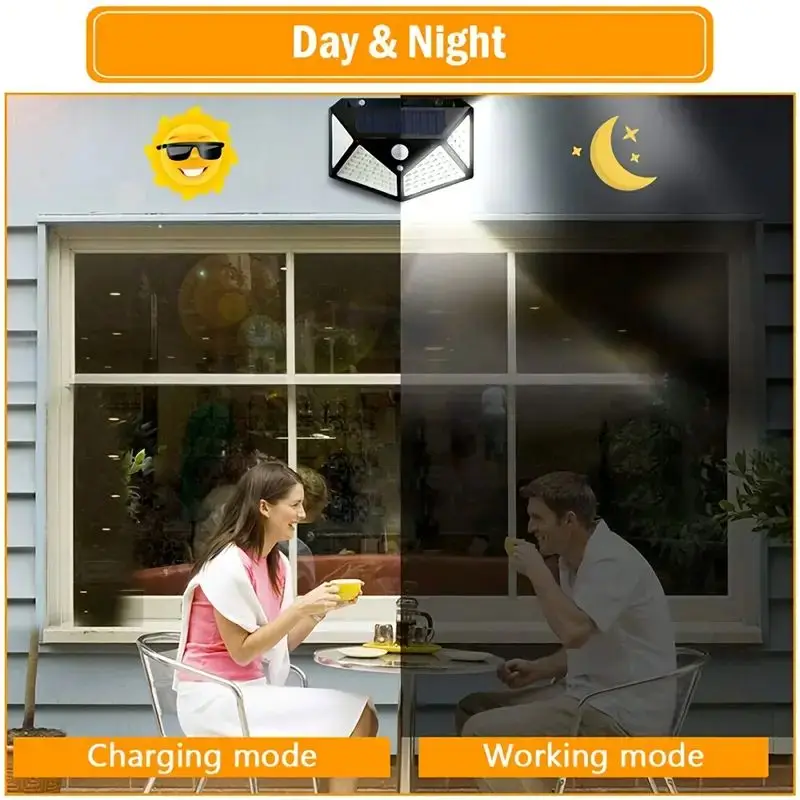 ไฟสวนโซลาร์เซลล์ 100LED สำหรับ - Outdoor Lighting Waterproof บทวิจารณ์และราคา