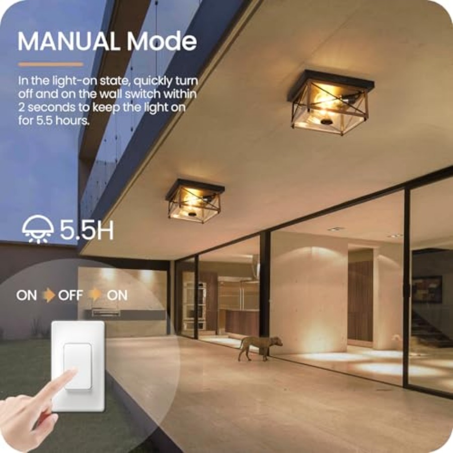 โคมไฟเพดานภายนอกพร้อมเซ็นเซอร์ - Outdoor Lighting Sensor บทวิจารณ์และราคา