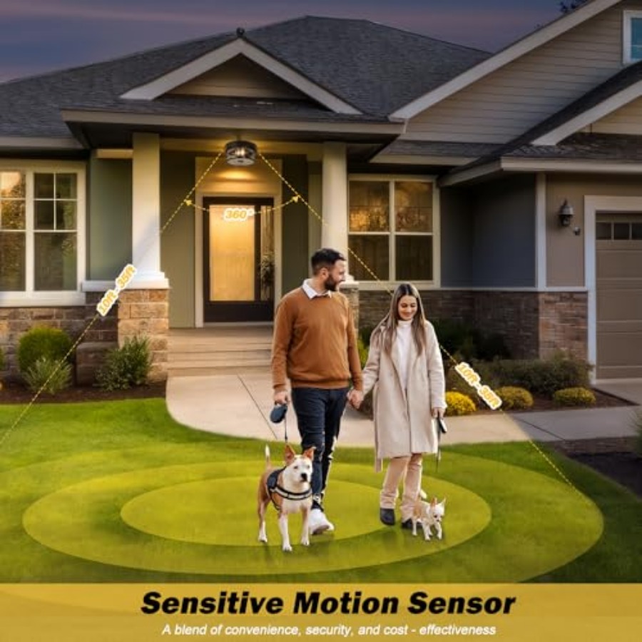 ไฟเพดานกลางแจ้งแบบมีเซ็นเซอร์ต - Outdoor Lighting Sensor บทวิจารณ์และราคา