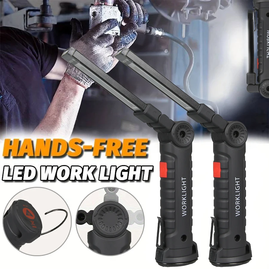 ไฟฉาย LED COB แบบพกพาใหม่ ชาร์ - Outdoor Lighting Usb บทวิจารณ์และราคา