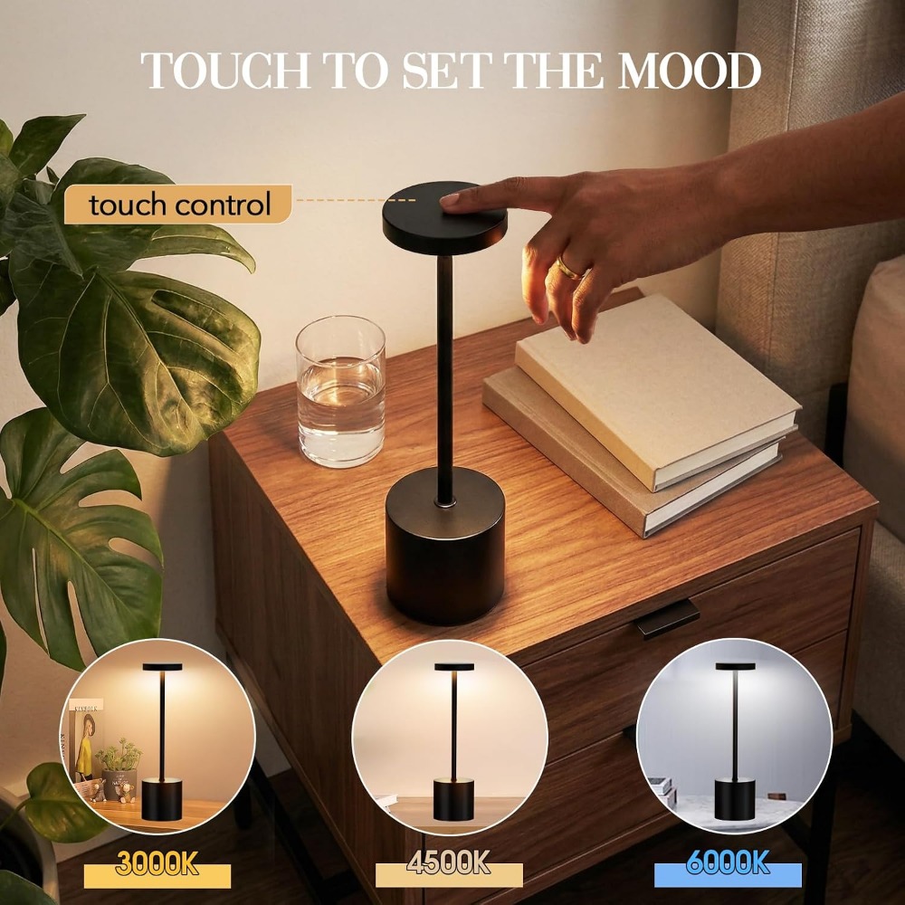 ชุดโคมไฟตั้งโต๊ะไร้สาย แบตเตอร - Outdoor Lighting Waterproof บทวิจารณ์และราคา