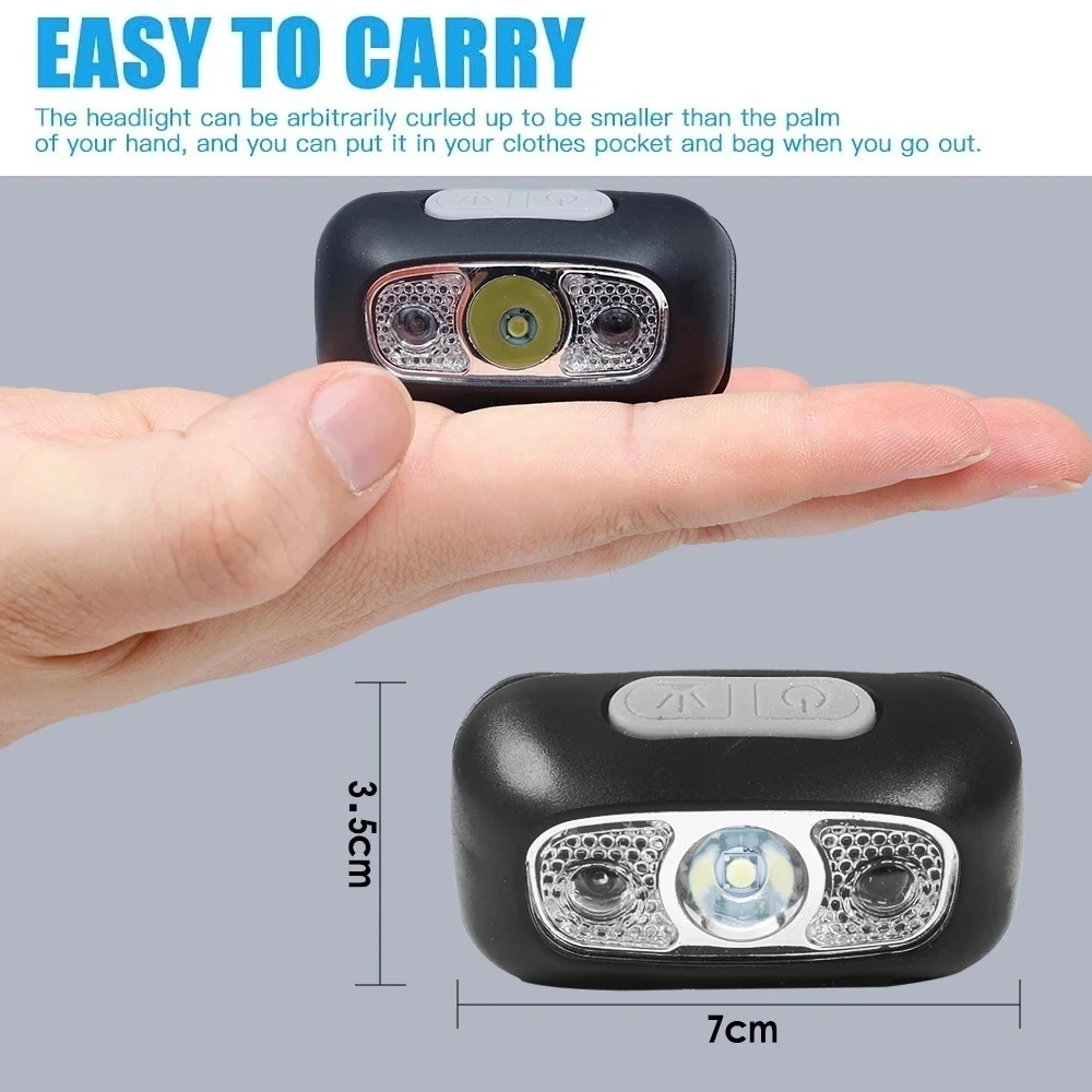 ไฟฉายคาดศีรษะแบบพกพา LED เซ็นเ - Outdoor Lighting Sensor บทวิจารณ์และราคา