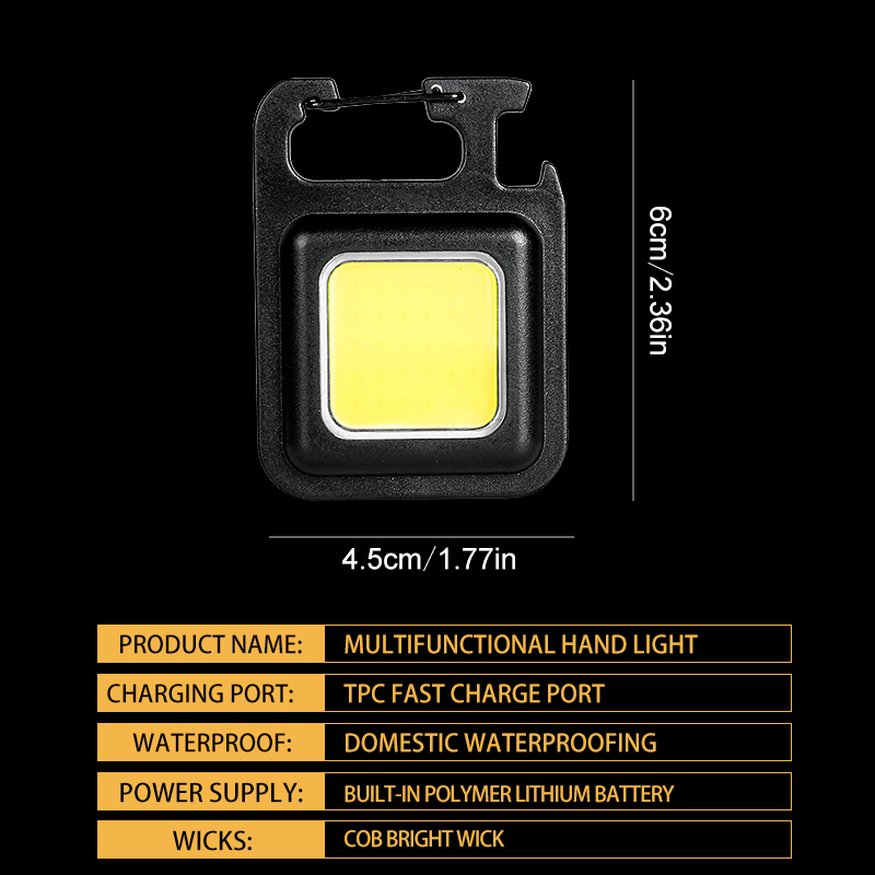 ไฟฉายพวงกุญแจ MINI COB สว่างพิ - Outdoor Lighting Types บทวิจารณ์และราคา