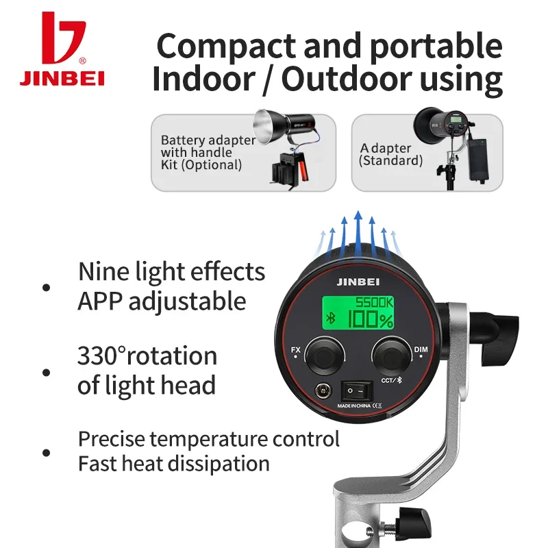 ชุดไฟ LED สำหรับวิดีโอ JINBEI  - Outdoor Lighting Kit Photography บทวิจารณ์และราคา