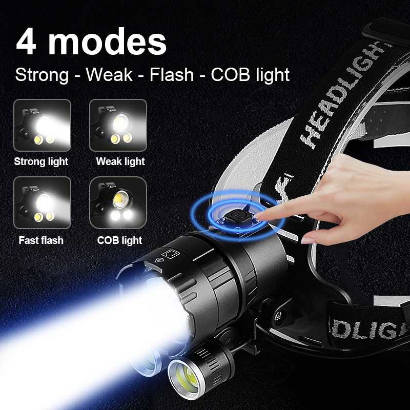 XHP360ไฟหน้า LED 18650 USB ชาร - Outdoor Lighting At Lowe'S บทวิจารณ์และราคา